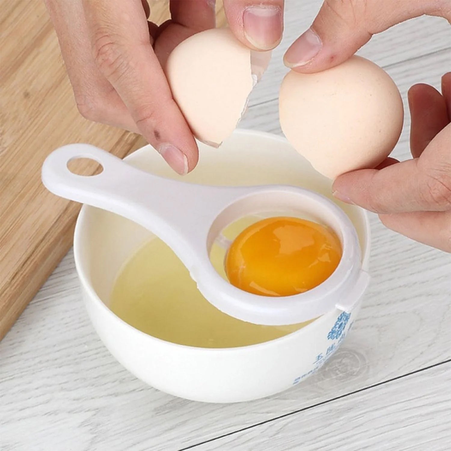 Plastic Egg Yolk Separator, Egg White Yolk Filter Separator (1 Pc)