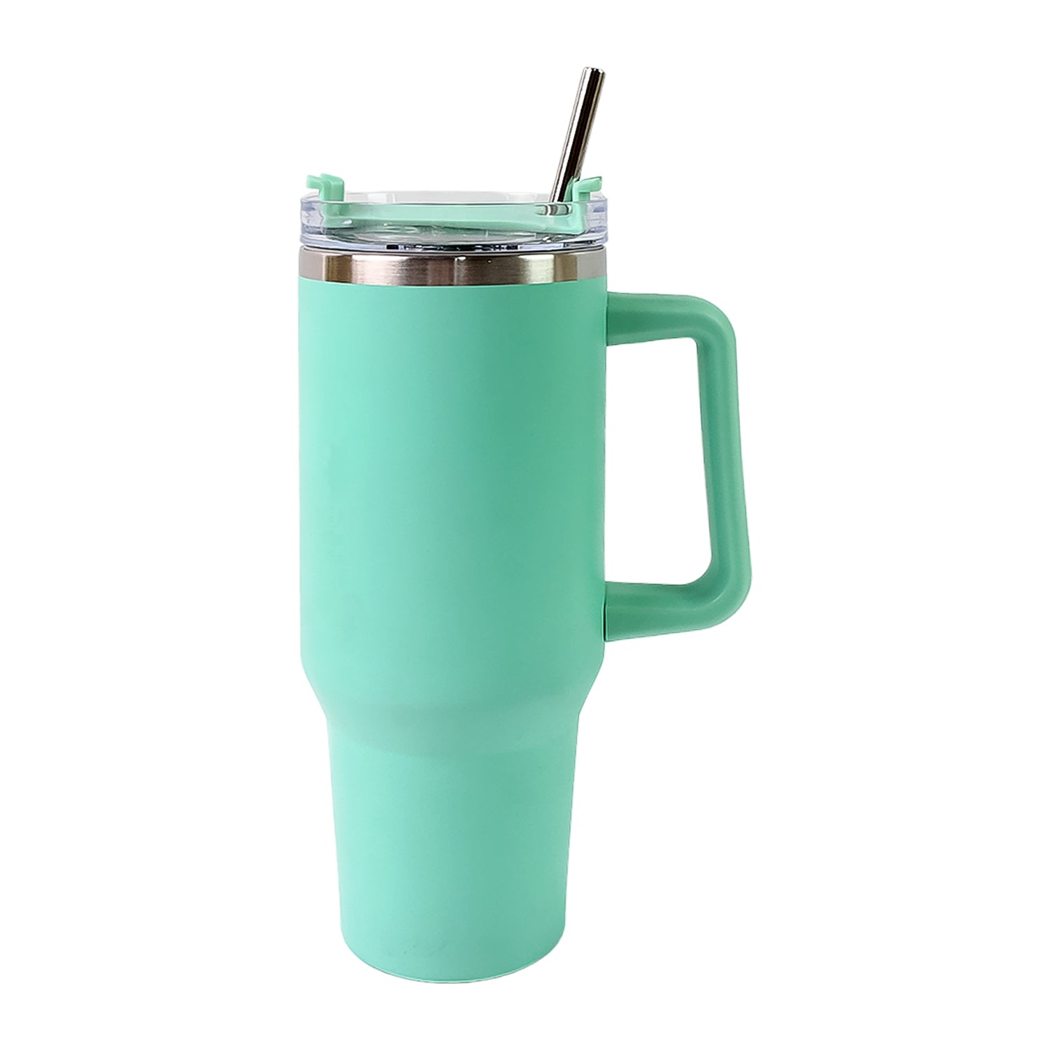 1200 ML Insulated Tumbler with Lid and Straw, Thermal Cope Beer Quencher (1200ml / 1 Pc / Mix Color)