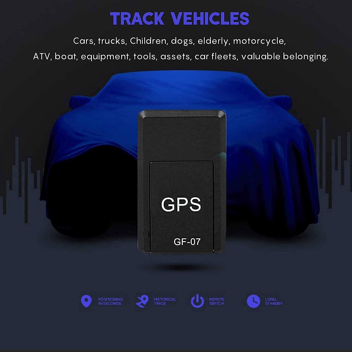 Car GPS Tracking Device with Voice Recording (1 Pc)