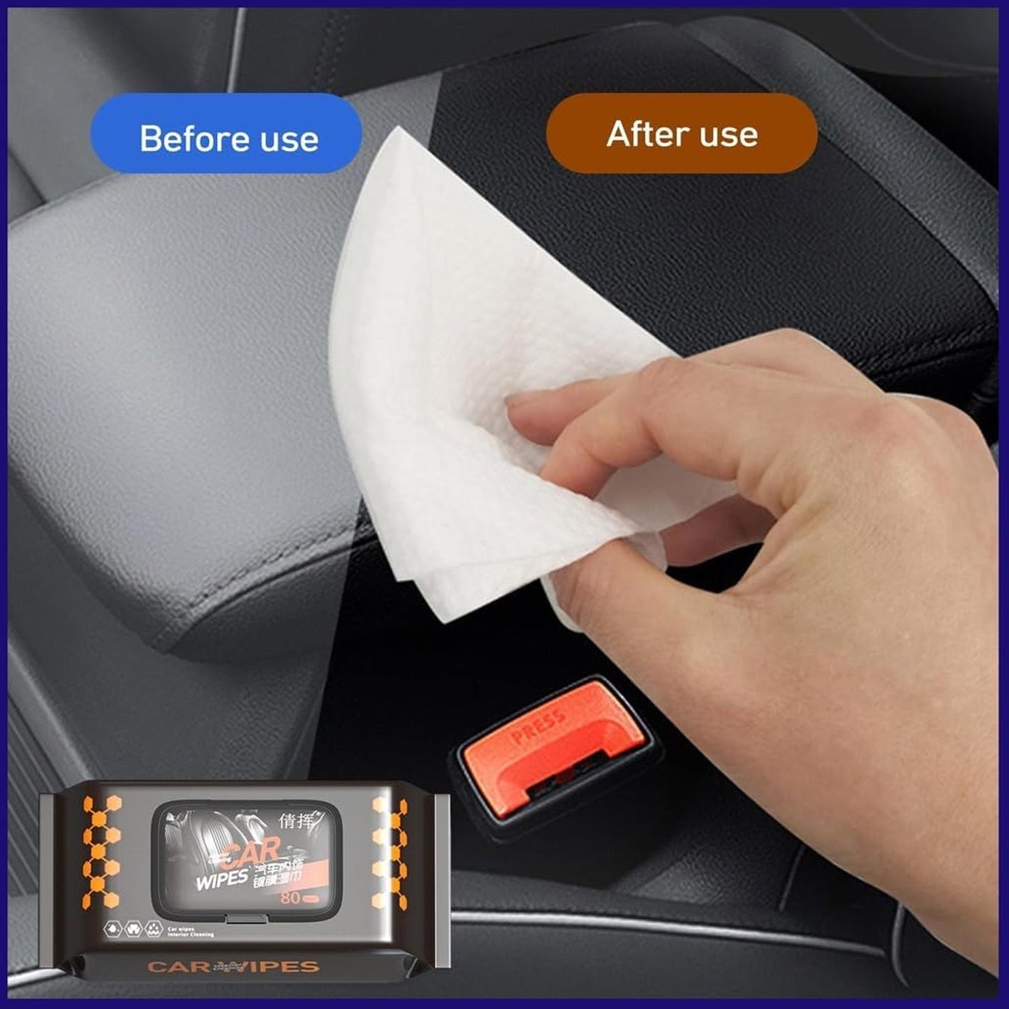 Car Dashboard Scratch Remover Tissue (80 Pcs Set) SWASTIK CREATIONS The Trend Point