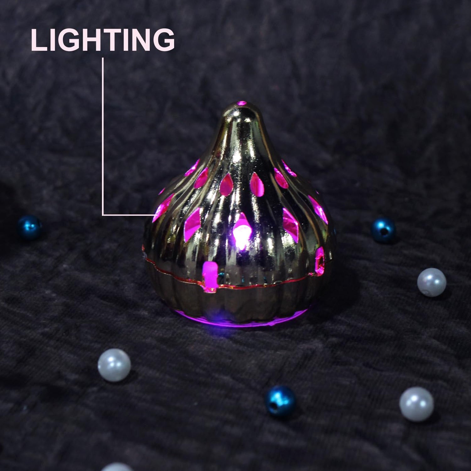 Multicolor Modak Shaped Color Changing LED Light (1 Pc)