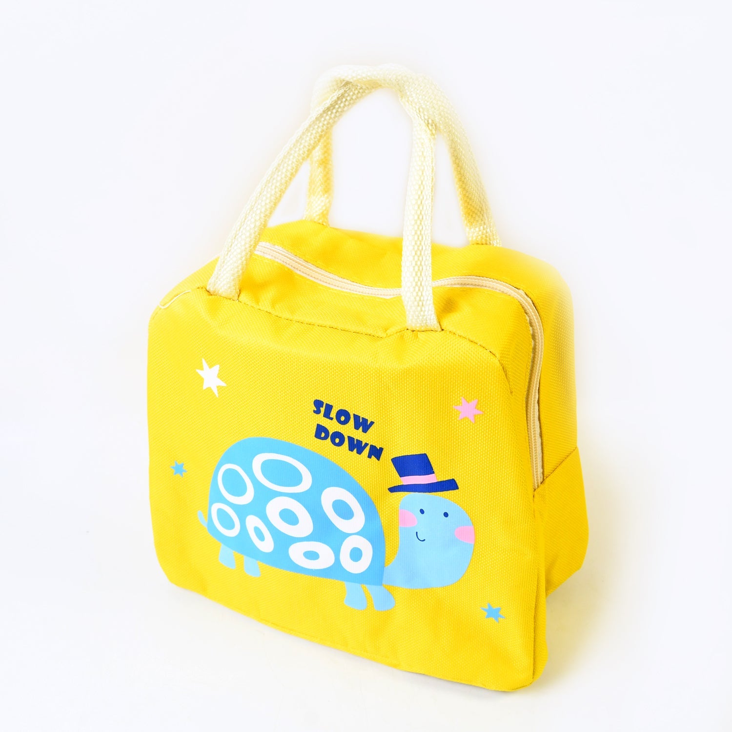 Lunch Box Bag for Women Men Insulated Lunch Bag With Zipper (1 Pc / Mix Color / Design)