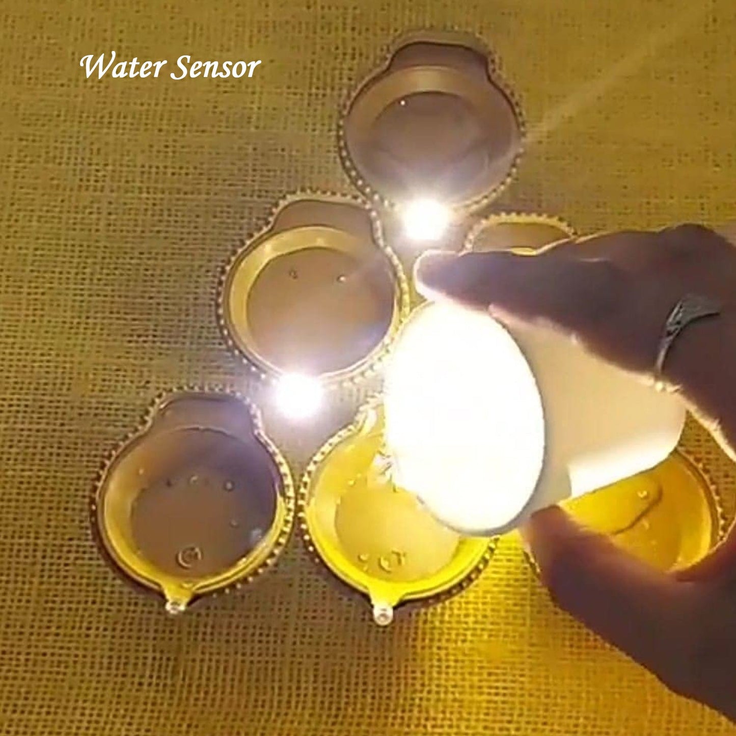 Water Sensor Diyas for Diwali Decoration (12 Pcs Set) SWASTIK CREATIONS The Trend Point