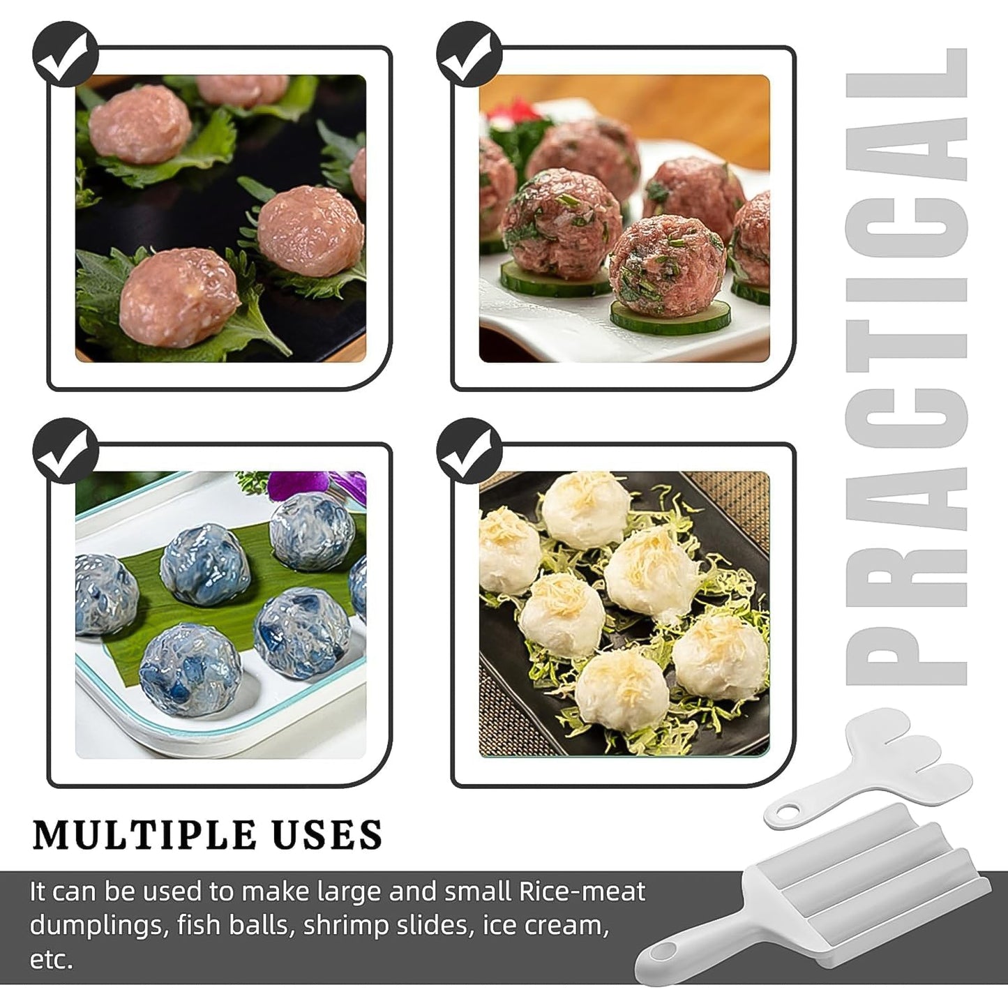 QuickMold Meatball Set SWASTIK CREATIONS The Trend Point