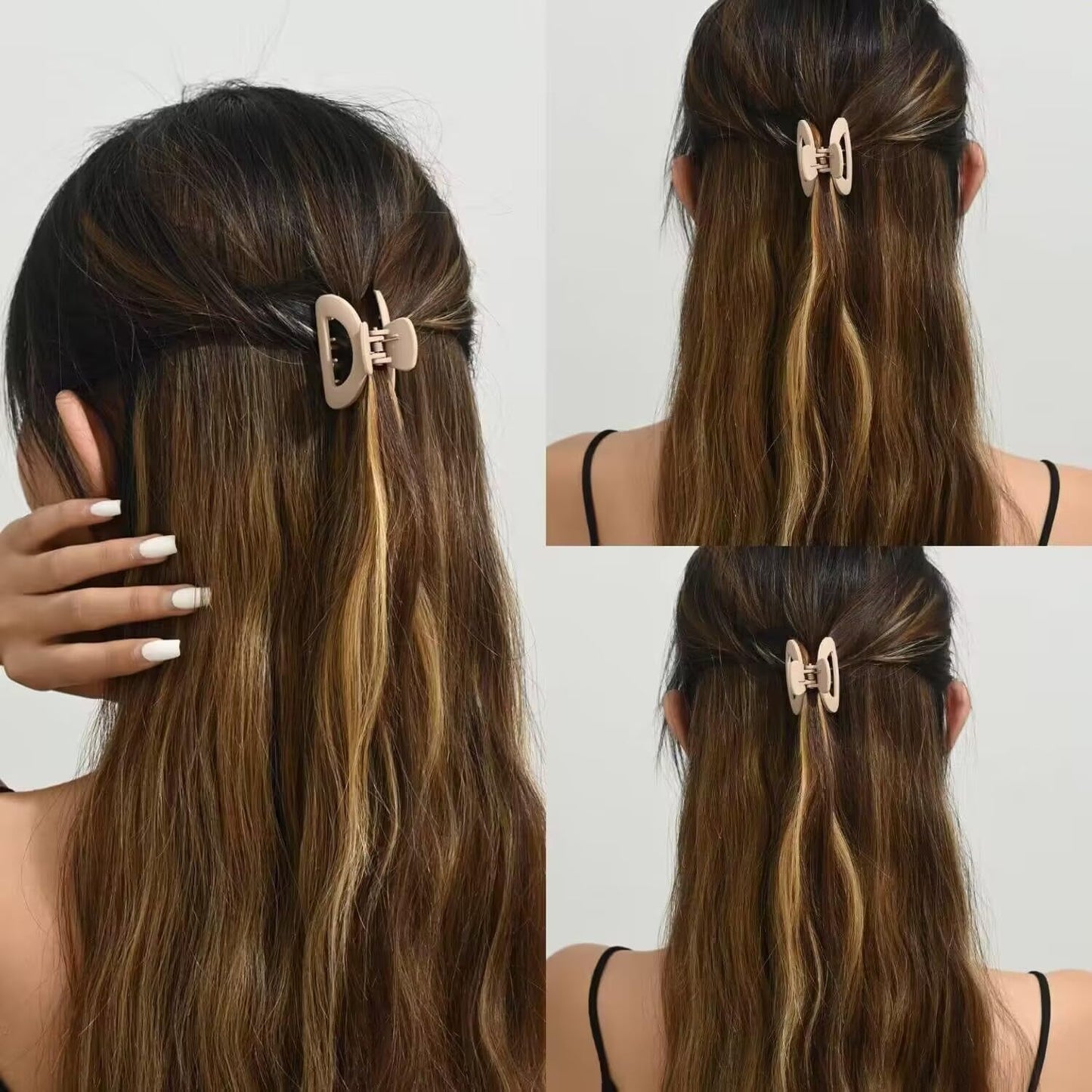 Plastic Small Hair Clips for Girls Kids Hair Accessories (3 Pcs Set / Mix Color & Design) SWASTIK CREATIONS The Trend Point