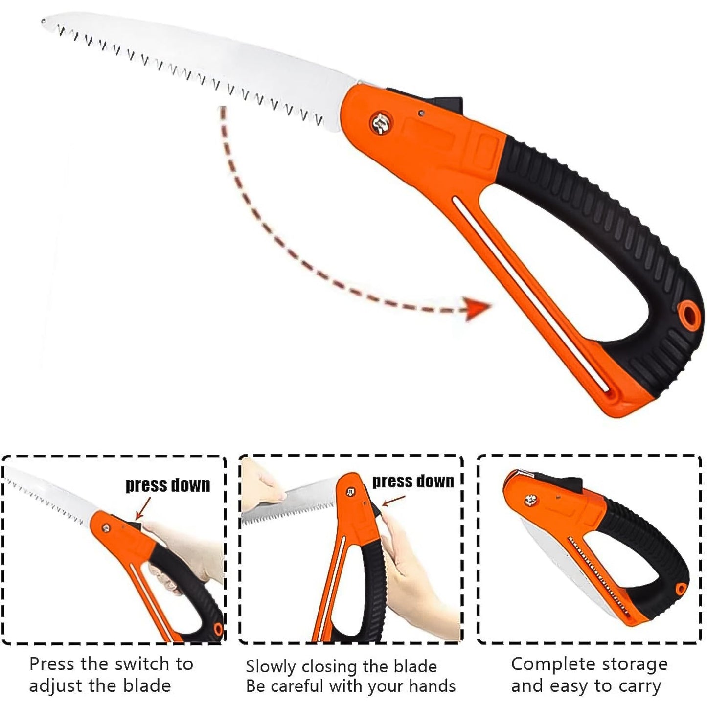 15 Inch Mini Pruning Folding Saw (1 Pc) SWASTIK CREATIONS The Trend Point