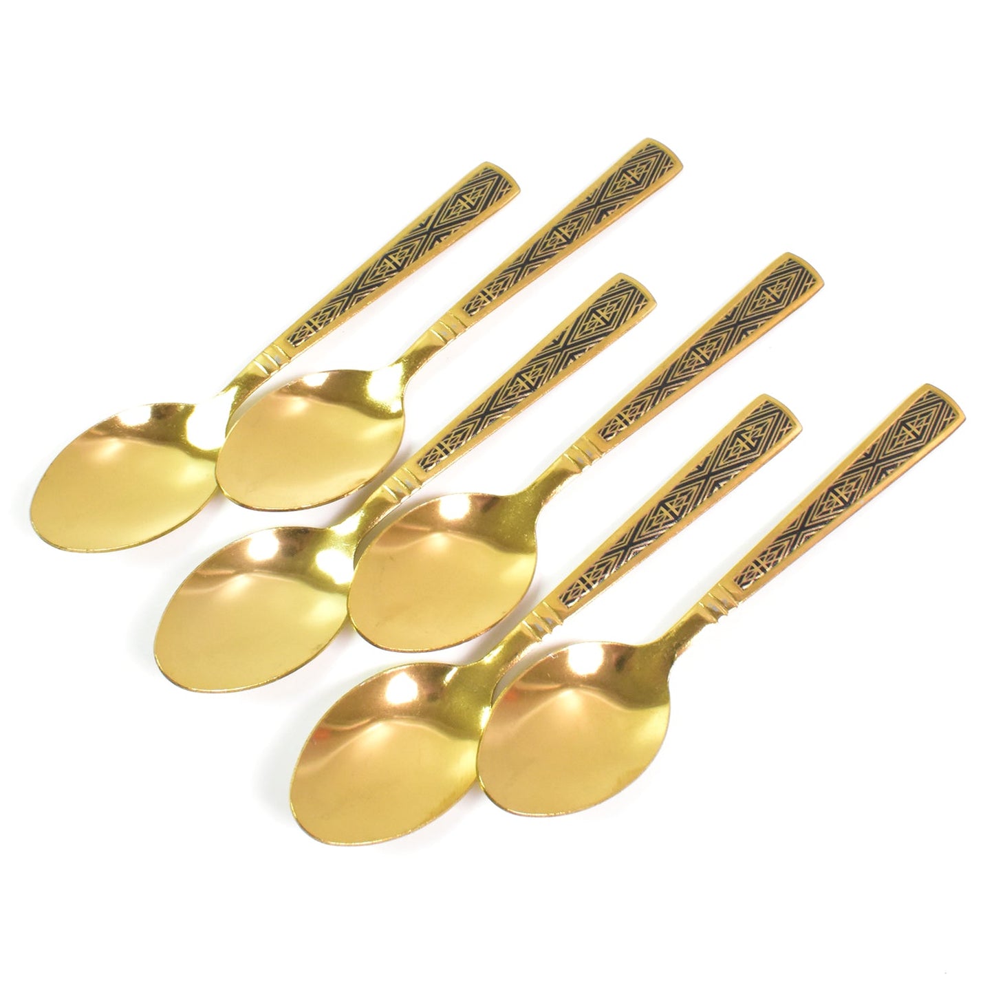 GoldenAura Spoons SWASTIK CREATIONS The Trend Point