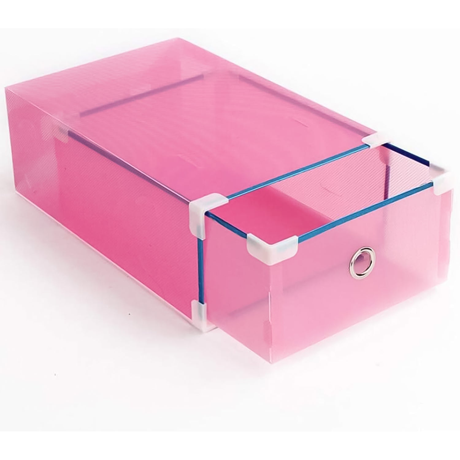 Transparent Drawer Style Shoe Storage Box (1 Pc)