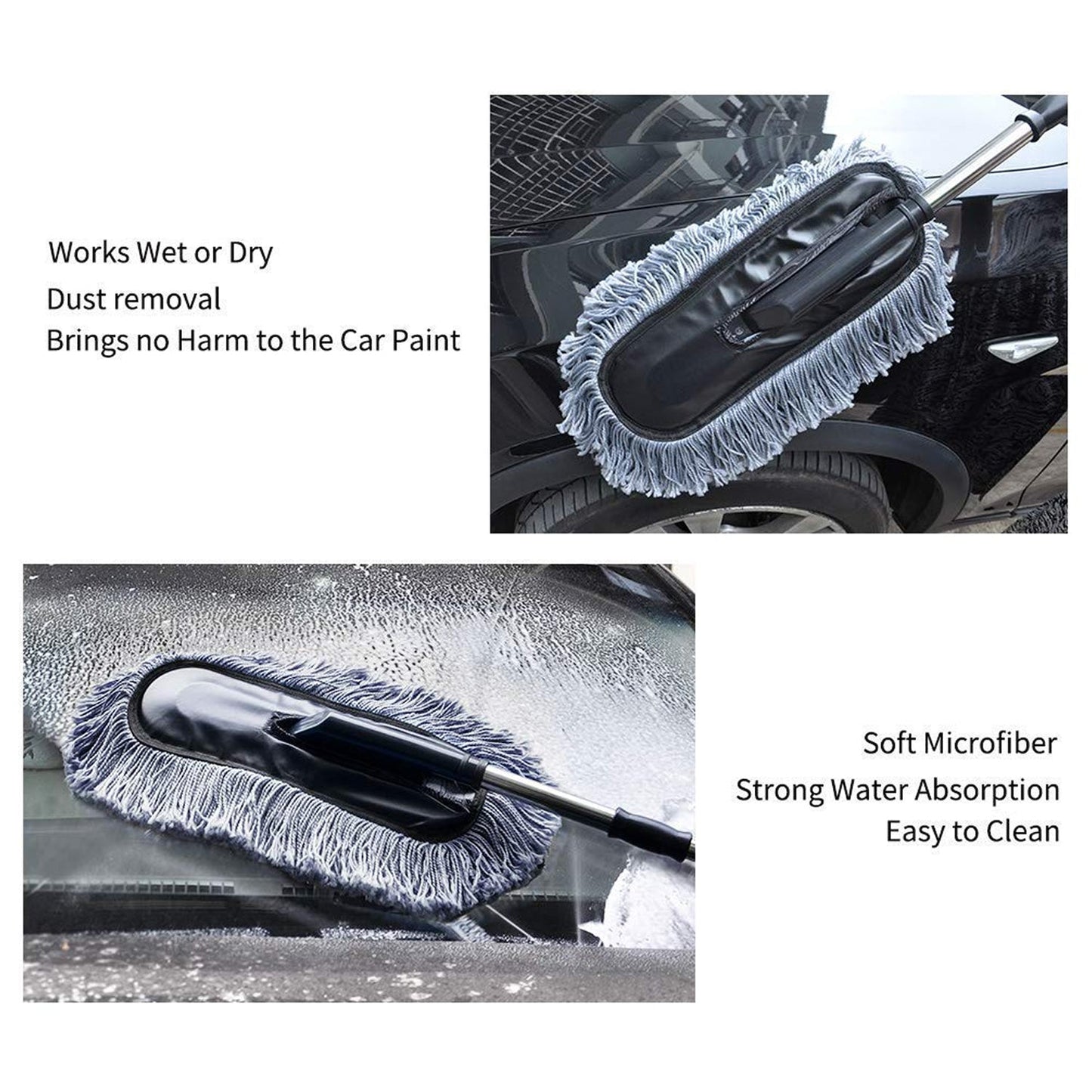 Car Dust Brush – Gentle and Efficient Cleaning Tool for Interior and Exterior (1 Pc) SWASTIK CREATIONS The Trend Point