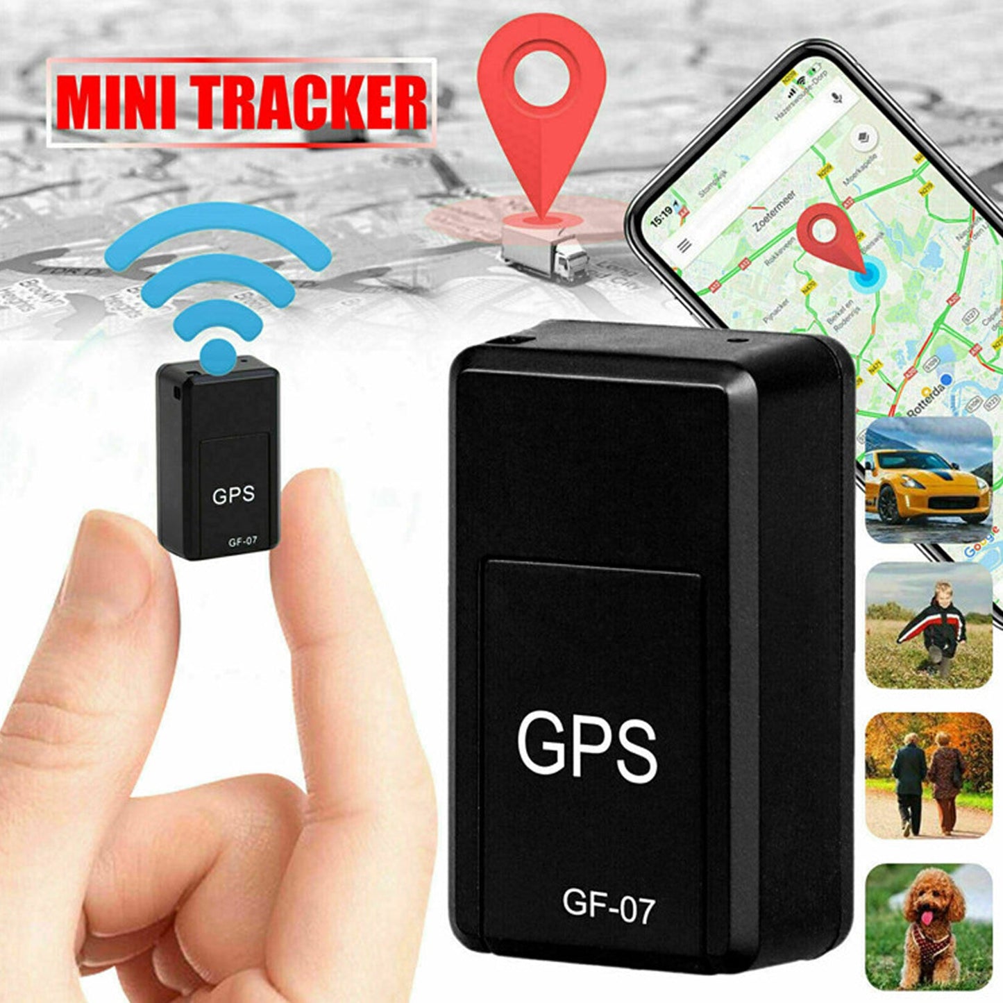 Car GPS Tracking Device with Voice Recording (1 Pc) SWASTIK CREATIONS The Trend Point