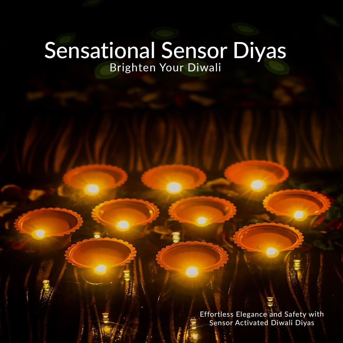 Water Sensor Diyas  SWASTIK CREATIONS The Trend Point