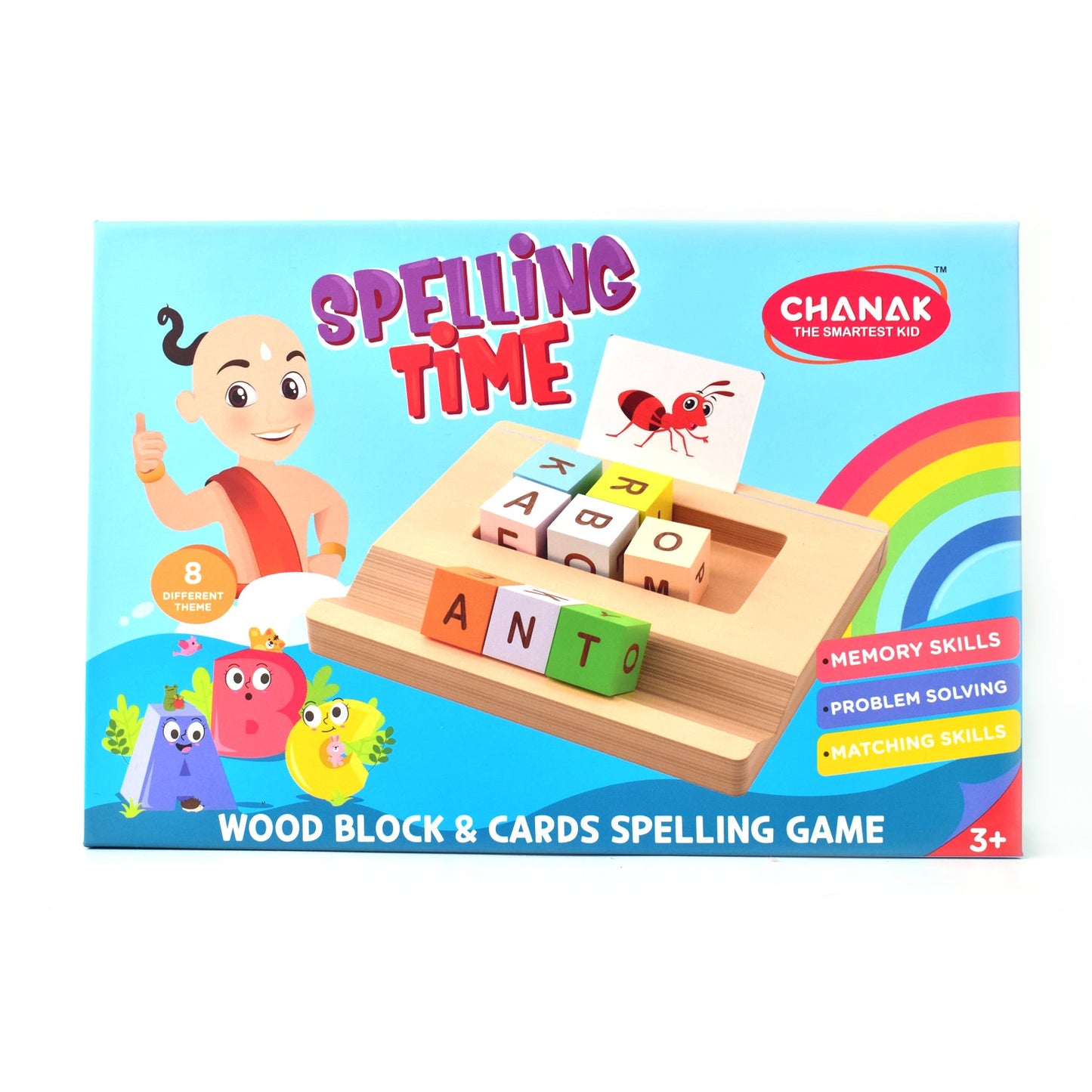 Alphabet Puzzle Spelling & Reading Words (26 Flash Cards & 8 WoodenBlock) SWASTIK CREATIONS The Trend Point