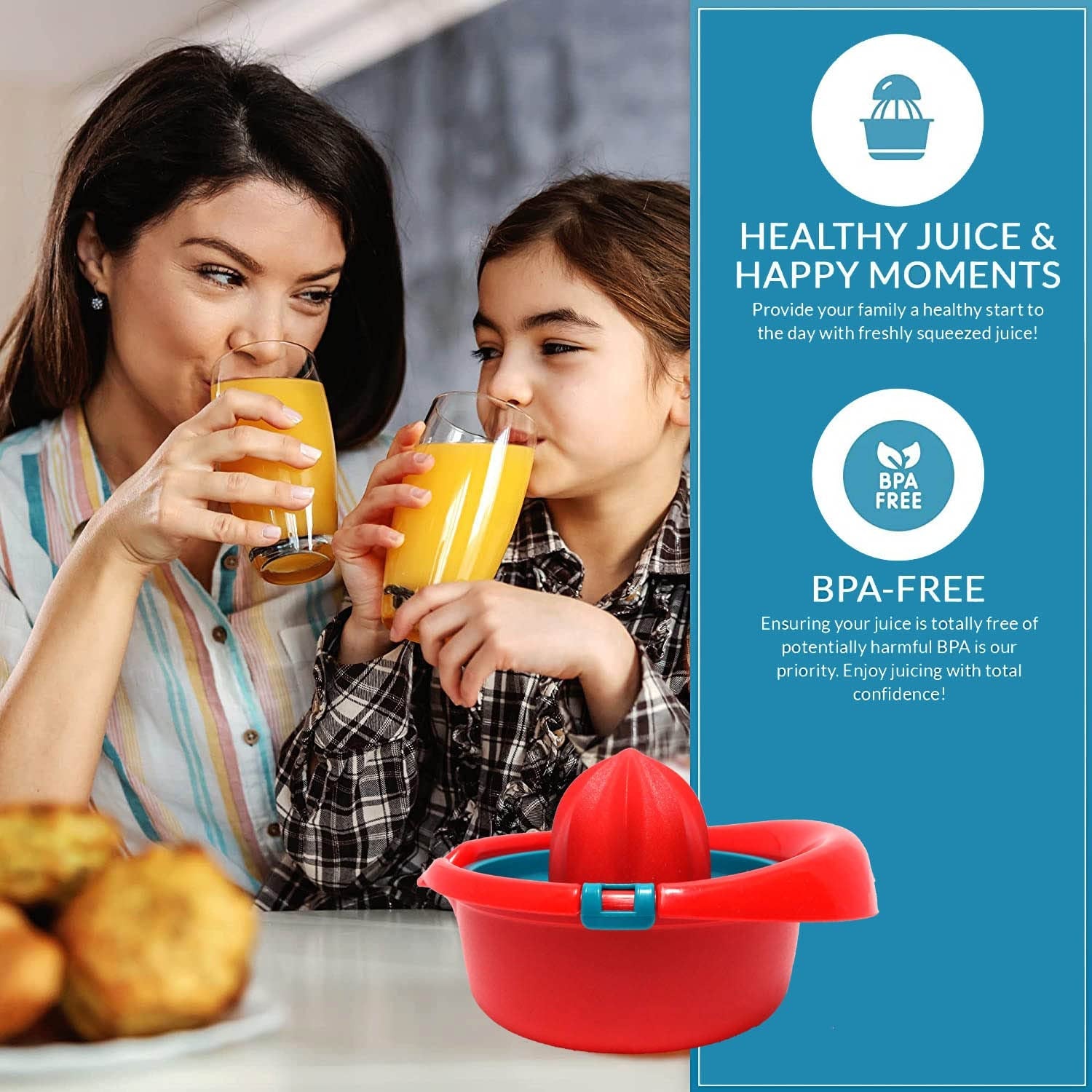 Orange Juicer Machine Hand Press (300 ML)