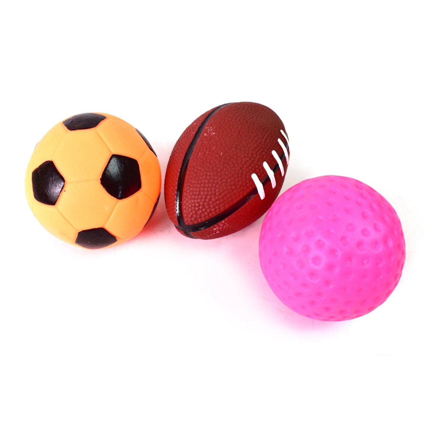 Sports Squeeze Ball Toy Set of 3 Soft Balls for Kids/Toy for Kids SWASTIK CREATIONS The Trend Point