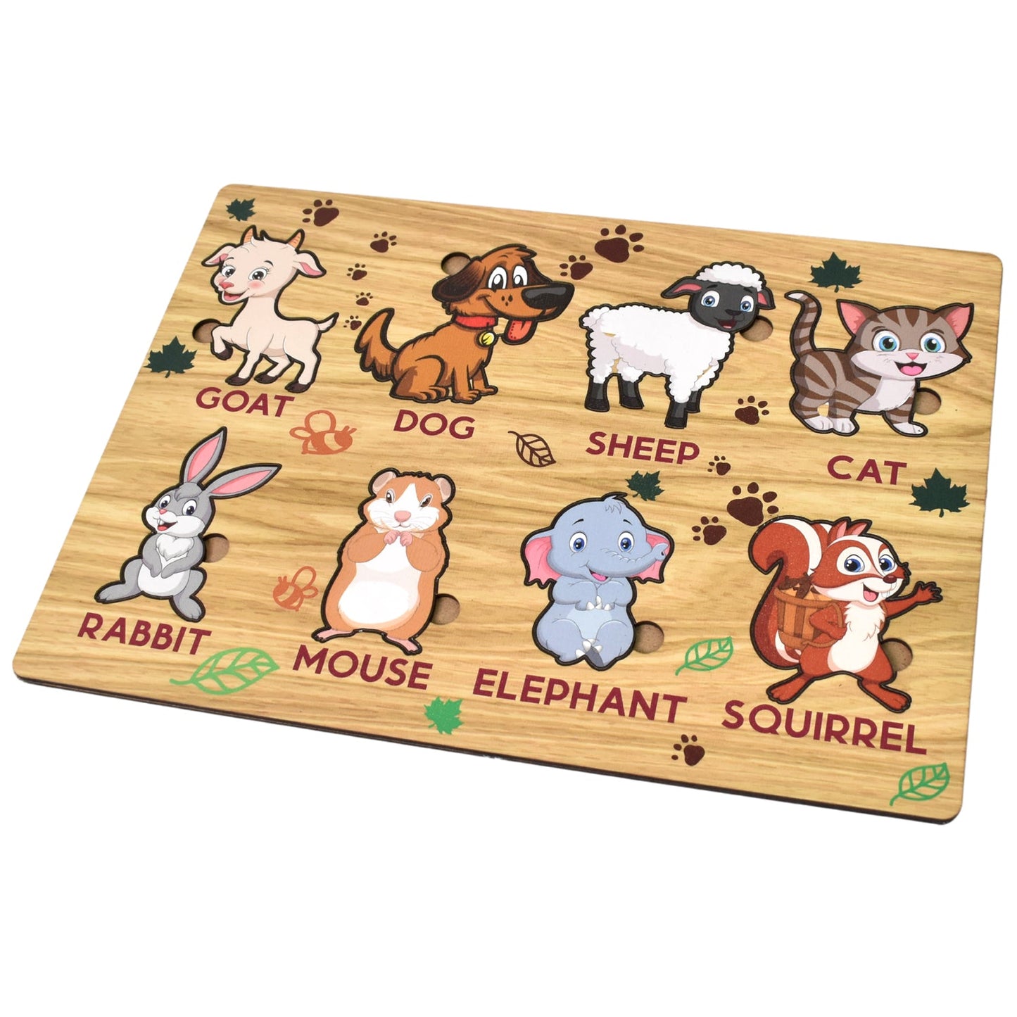 Coogam Wooden Animal Puzzle Montessori Board SWASTIK CREATIONS The Trend Point