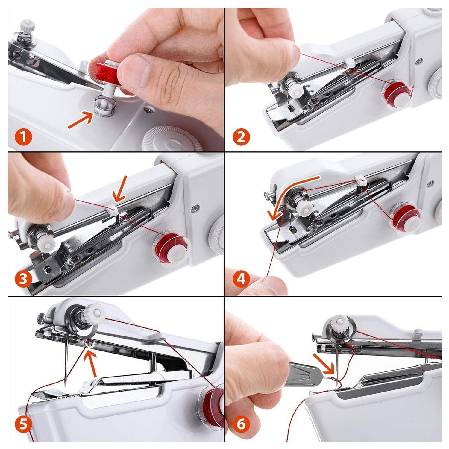 Cordless Handheld Electric Sewing Machine (Battery Not Included / 1 Pc)