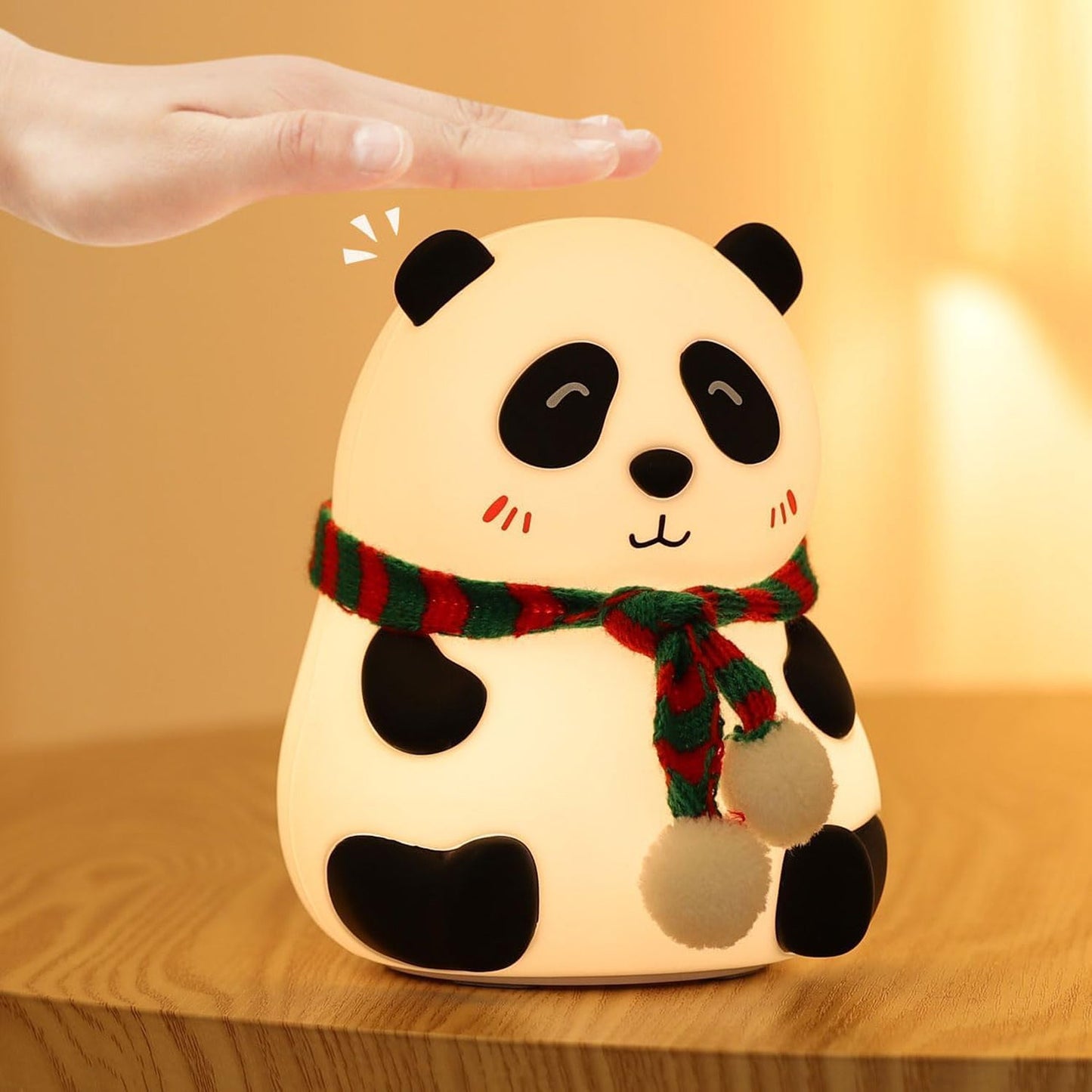 Panda 7-Color LED Silicone Touch Lamp (1 Pc) SWASTIK CREATIONS The Trend Point