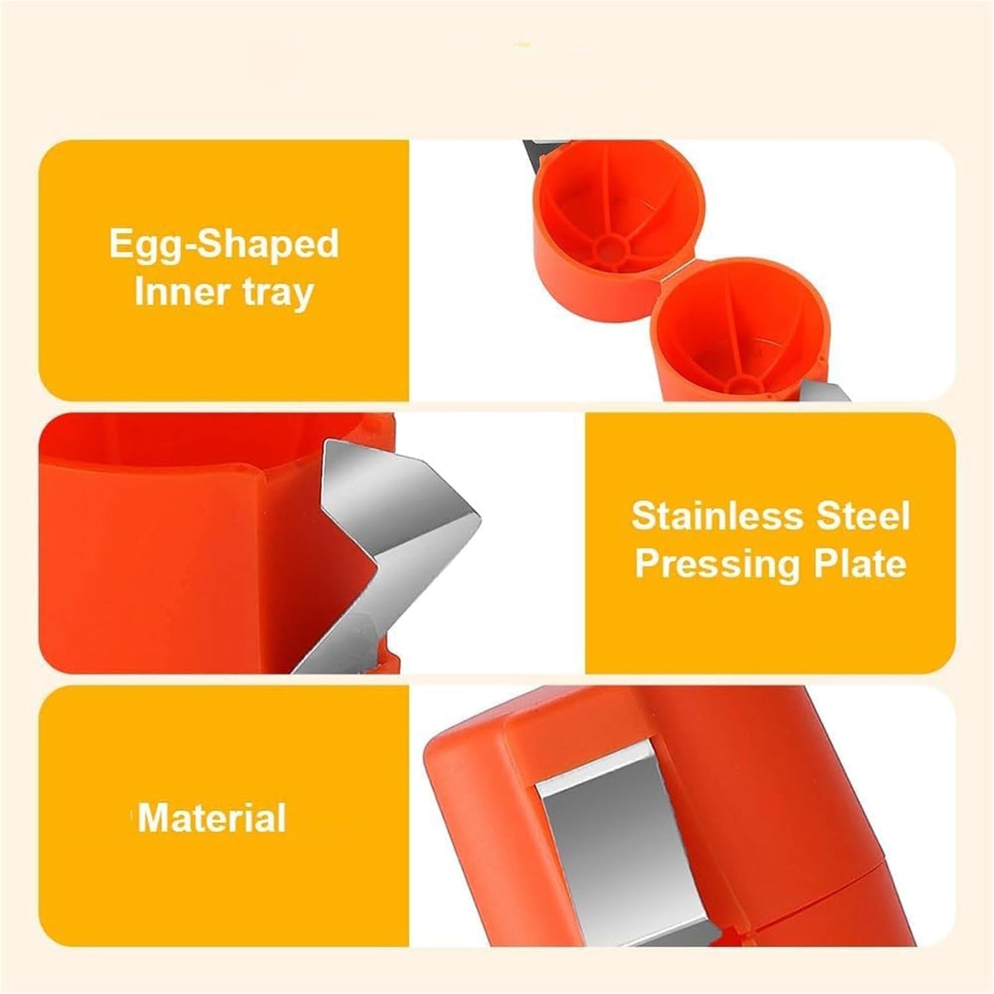 Egg Shell Opener Egg Cracker Tool for Raw Eggs Handheld (1 Pc) SWASTIK CREATIONS The Trend Point