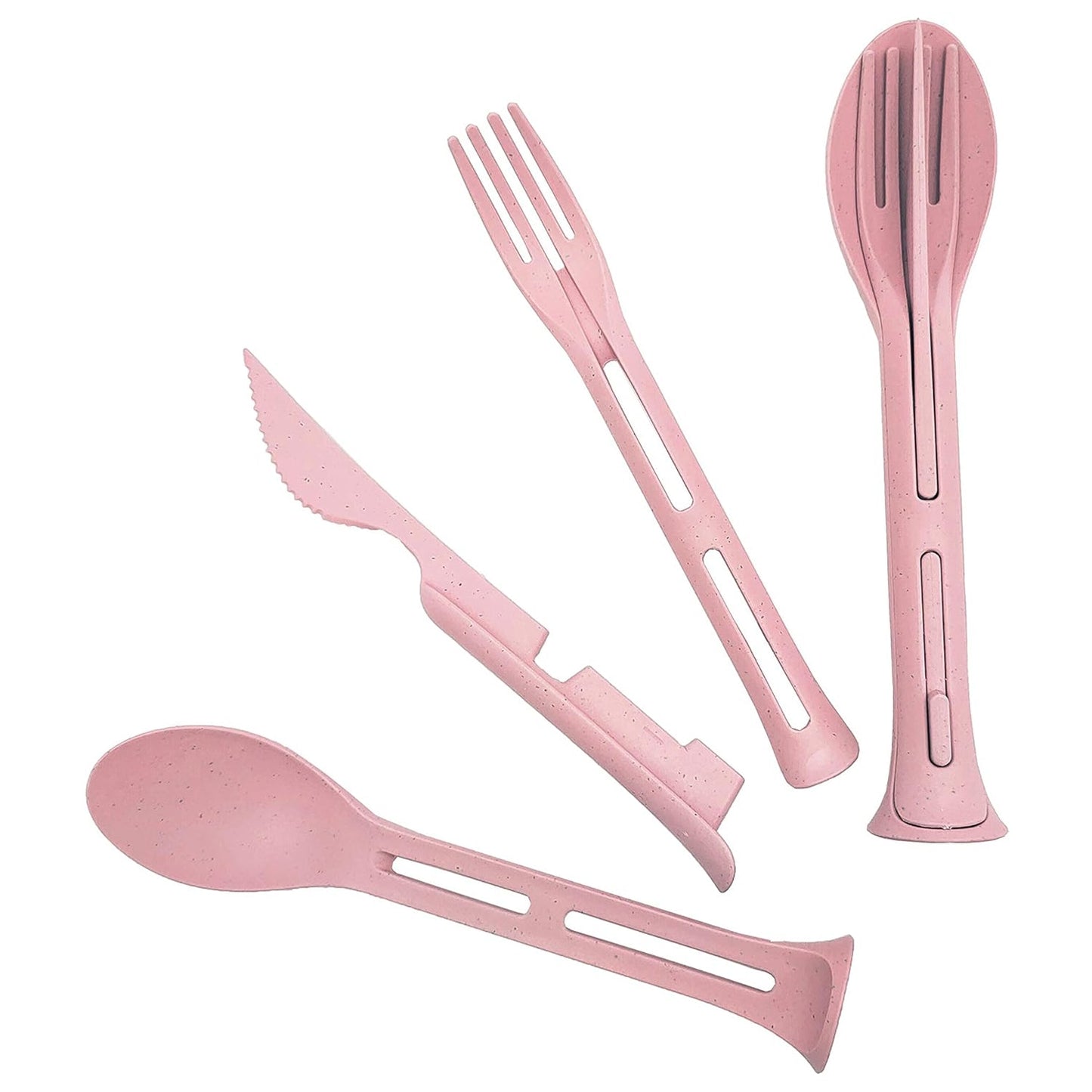 3 in 1 Reusable Spoon, Knife Forks Tableware, Spoon (3 Pcs Set) SWASTIK CREATIONS The Trend Point