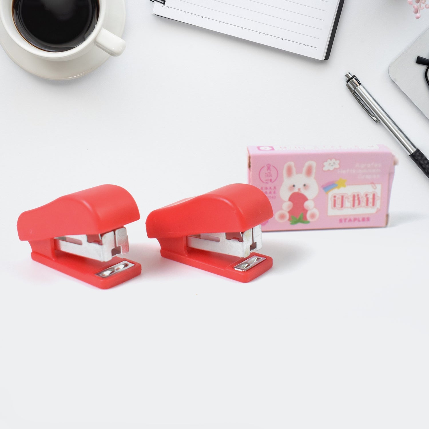 Mini Stapler with Staples / Pin Set (2 Pc)