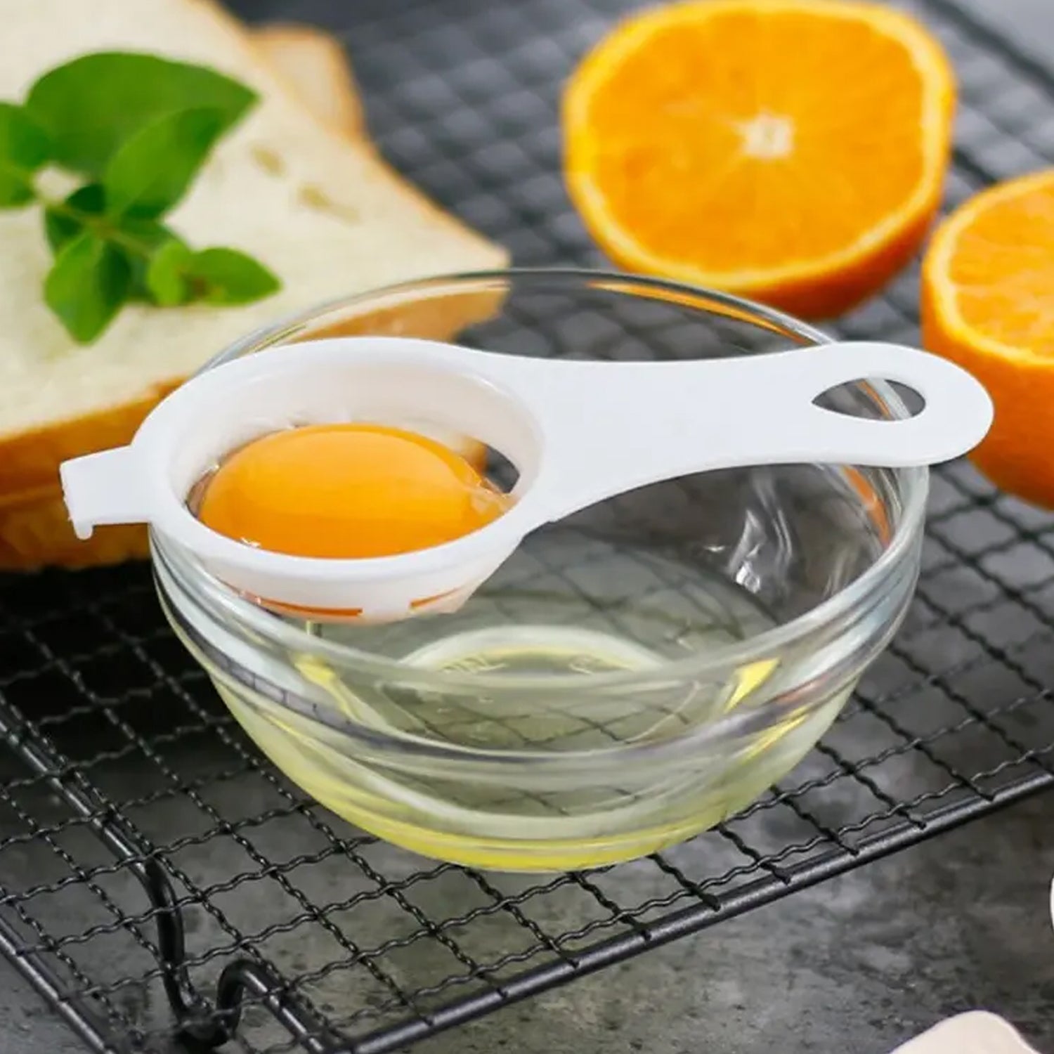 Plastic Egg Yolk Separator, Egg White Yolk Filter Separator (1 Pc)