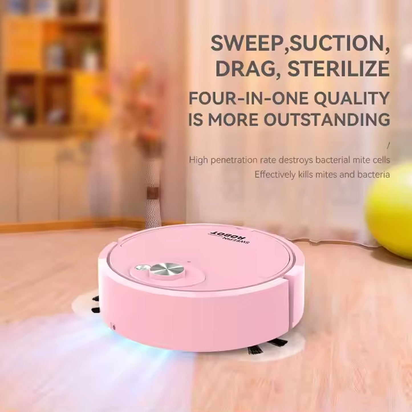 Vacuum Cleaner Sweeping Robot (1 Pc) SWASTIK CREATIONS The Trend Point