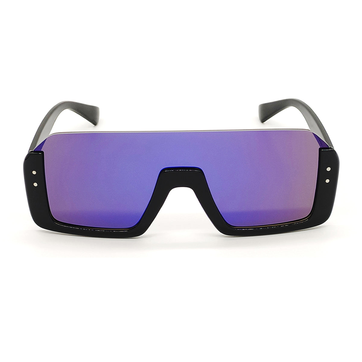 Blue Tributo Square Sunglasses (SUN-LV-2129-BLU3BLK) SWASTIK CREATIONS The Trend Point