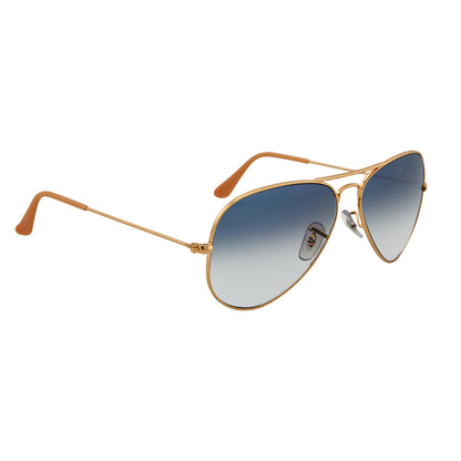 Purosangue 3026 Aviator Sunglasses (SUN-RN-3026-BLU2GLD-M)