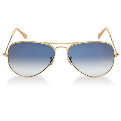 Purosangue 3026 Aviator Sunglasses (SUN-RN-3026-BLU2GLD-M)