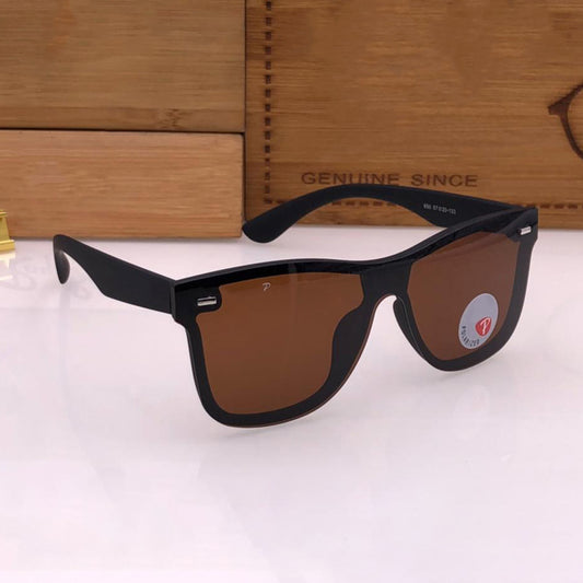 Wildckey 0650 Square Sunglasses (SUN-RN-0650-BRN1BLK-P)