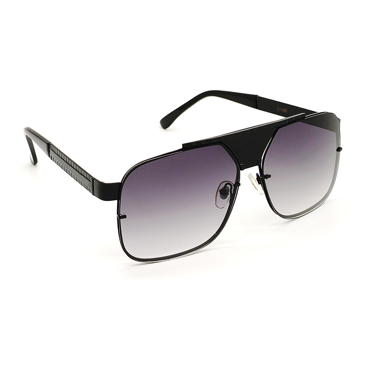 Black SELTOS Square Sunglasses (SUN-LV-5996-BLK2BLK) SWASTIK CREATIONS The Trend Point