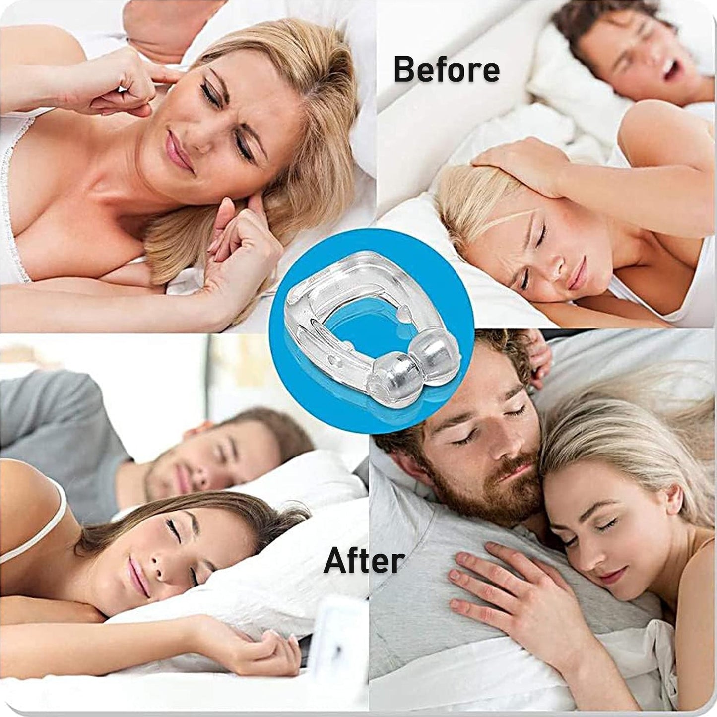 Anti Snore device for men and woman Silicone Magnetic Nose Clip For heavy Snoring sleeper, Snore Stopper, Anti Snoring Device (1 Pc) SWASTIK CREATIONS The Trend Point