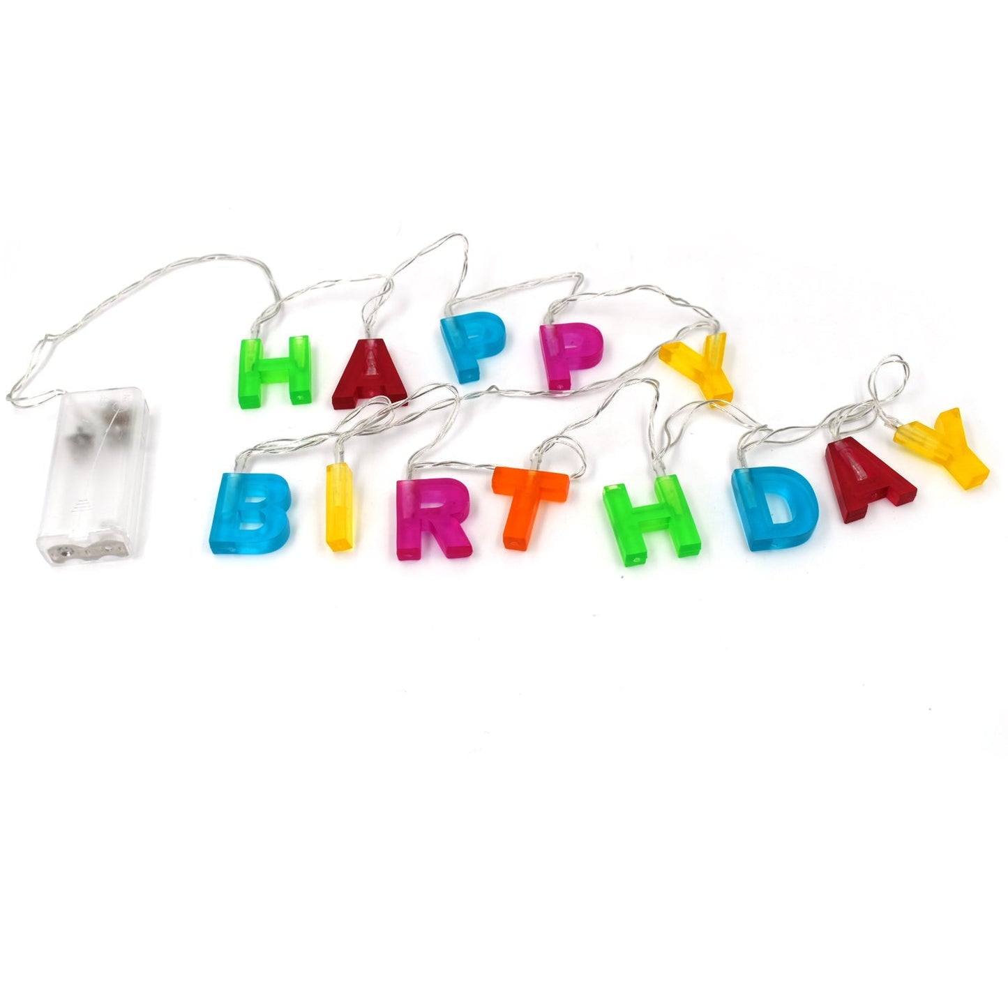 Decoratives Plastic Happy Birthday 13 LED Letter Battery Operated String Lights, Outdoor String Lights (Multicolour) SWASTIK CREATIONS The Trend Point