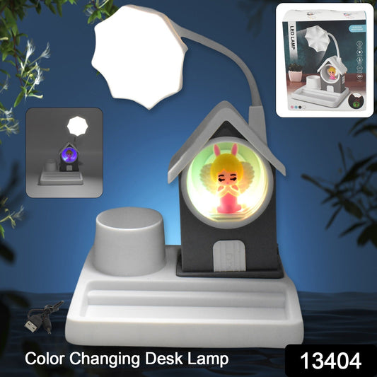 Smiling Sun LED Desk Lamp with Sturdy Base