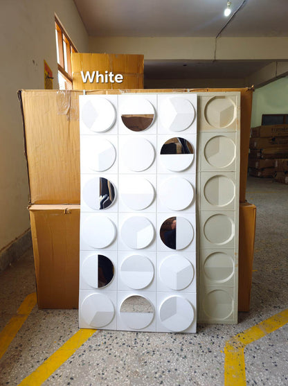 #GrovaStone 112 Mirror – 25mm PU Stone Finish Panels - Size 2x4ft - 5 color options - Min 8Pcs