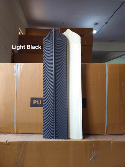 PU 3D Feather Panel (Size 8*36inch) (1 panel Covers Approx. 1.9 Sq Ft) - 5 colors Option - Min 8Pcs