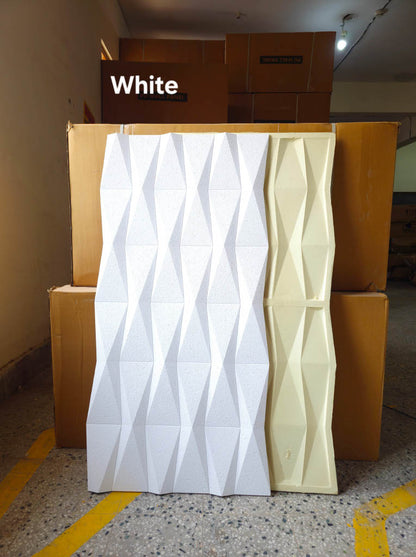 #Crysta Wave PU Panel New Design- 30mm thickness - Size 2x4ft - 3 color options - Min 8Pcs