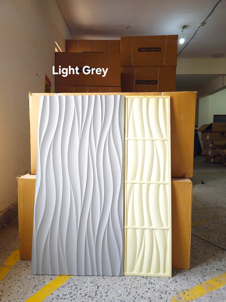 #Fluid Stone PU Panel New Design- 30mm thickness - Size 2x4ft - 4 color options - Min 8Pcs