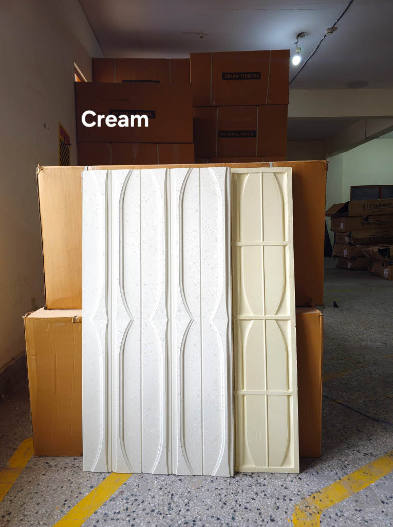 # Linea Curve PU Panel New Design- 30mm thickness - Size 2x4ft - 4 color options - Min 8Pcs