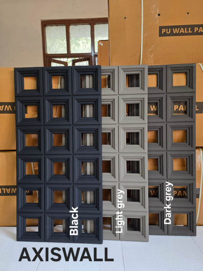 #AxisWall Without Mirror 103 – 40mm PU Stone Finish Panels - Size 2x4ft- 5 color options