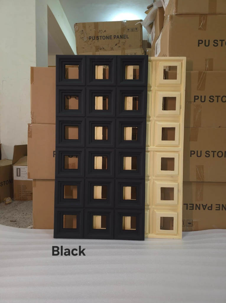#AxisWall Without Mirror 103 – 40mm PU Stone Finish Panels - Size 2x4ft- 5 color options