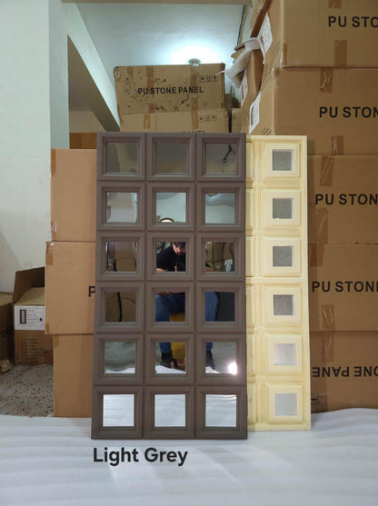 #AxisWall Mirror 103 – 40mm PU Stone Finish Panels - Size 2x4ft- 5 color options