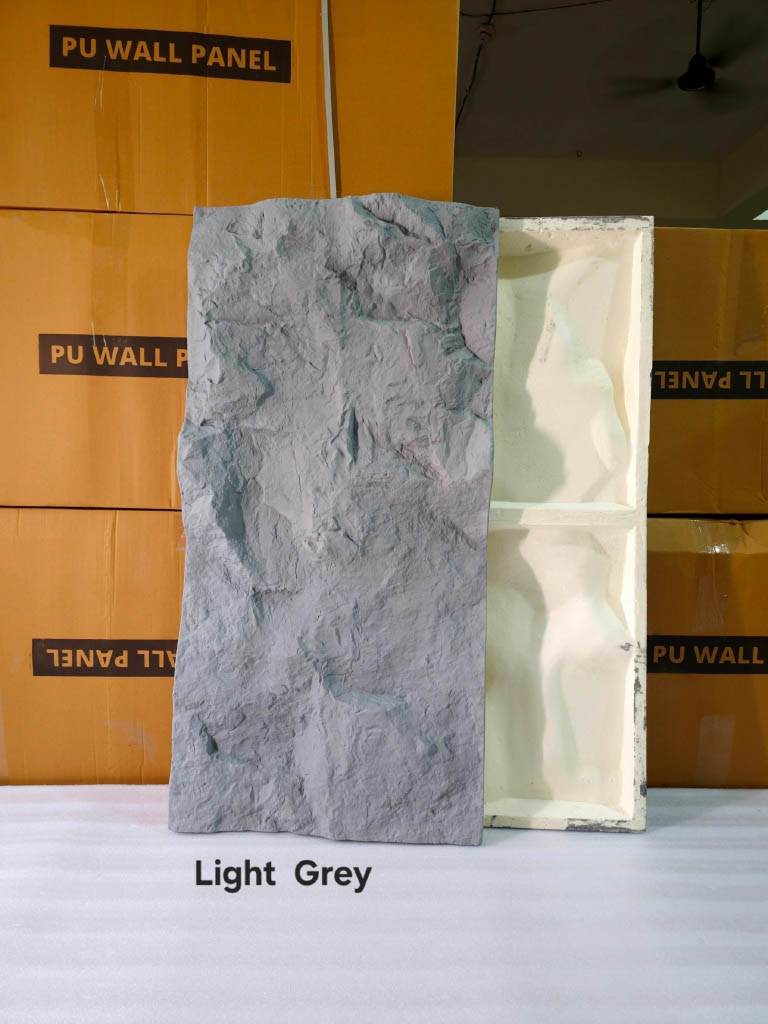 #StoneGuard101 - 100mm PU stone Panels (Size 2*4ft) - 5 colors option- MOQ 8Pcs