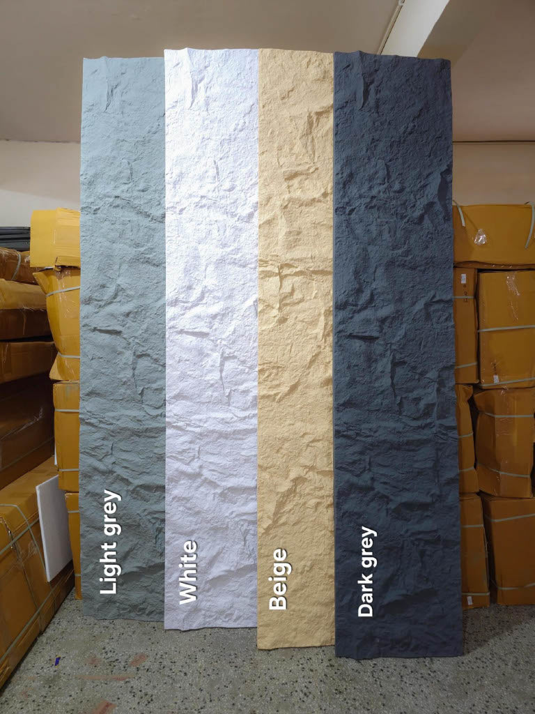 #StriaMax 123 PU Panel - 60mm thickness - Size 2x9.5ft - 5 color options - MOQ 8Pcs