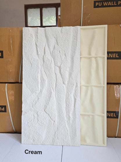 #Crackstone 130 PU Panel New Design- 35mm thickness - Size 2x4ft - 5 color options - MOQ 8Pcs