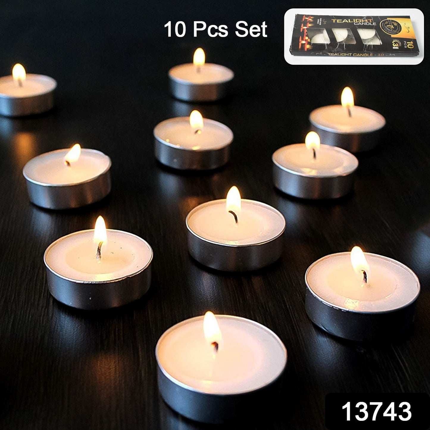 Citrus Zest Scented Smokeless Tealight Set SWASTIK CREATIONS The Trend Point