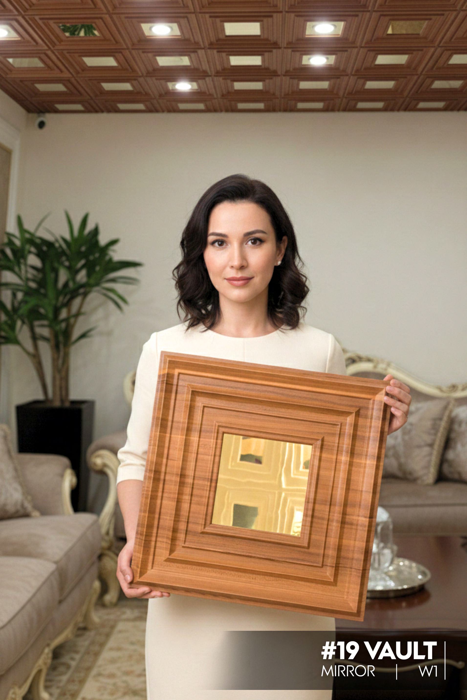 #19 Vault - Vault 3D PVC Panel (Mirror) - 6 colors option - (Size 50*50cm) - SWASTIK CREATIONS The Trend Point