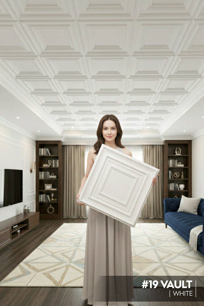 #19 Vault - Vault 3D PVC Panel (Without Mirror) - 6 colors option - (Size 50*50cm) - SWASTIK CREATIONS The Trend Point