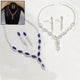 Necklace and Earrings Set Wedding Jewelry Set (1 Set / Mix Color)