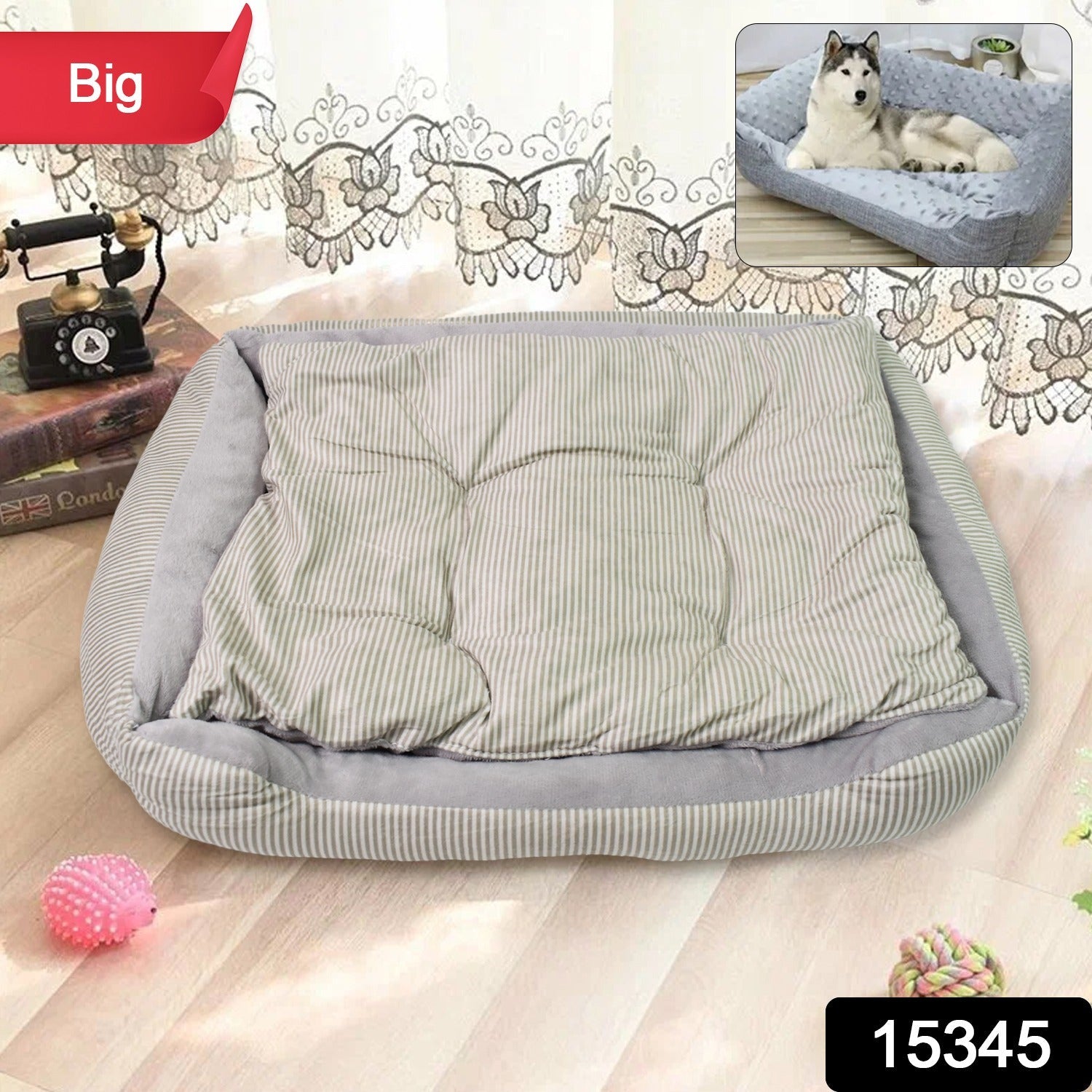 Pet Dog Bed General Thickening Dog Mat Big Warm Dog Bed (1 Pc / 60x50x8 Cm / Big)